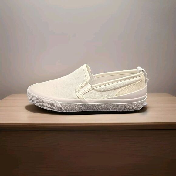 NWB Official Program STU 80 Mens Slip On Loafer Casual Shoes White Size 9M - Picture 1 of 7